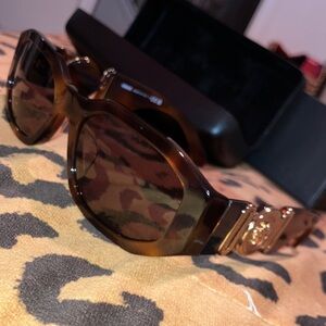 Versace Sunglasses with Gold Accent